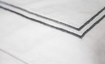 Grey Stripe Cotton Adult Duvet Set Design
