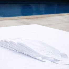 White Flower Tablecloth