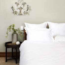 White Paisley Duvet