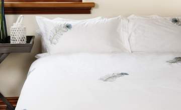 Peacock Cotton Adult Duvet Set