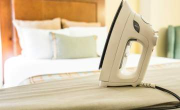 ironing bed linens