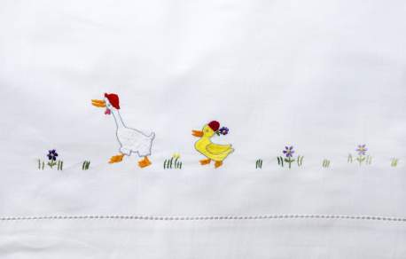 Ducks Cot Sheet Set