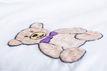 Teddy Bear Cot Sheet Set
