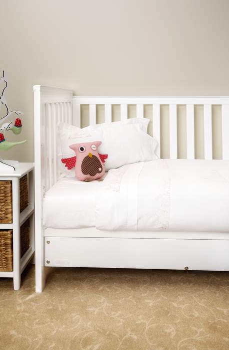 Pink Bunnies Cot Duvet Set